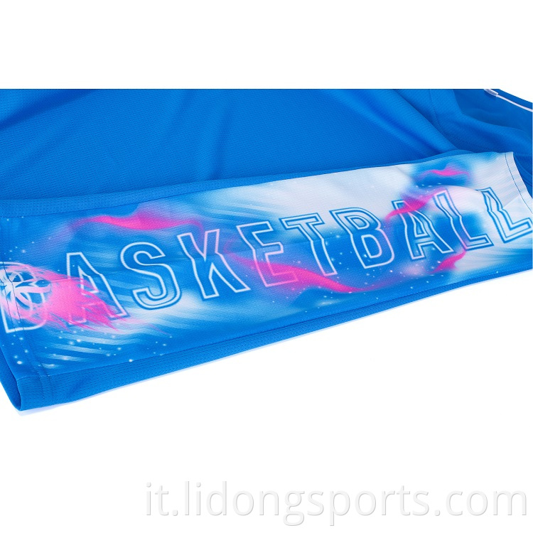 Sports Basketball Unifort Set Set Team Basketball Set Set da basket da uomo